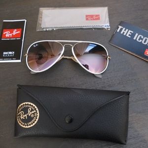 Ray-Ban Aviator Full Color - White